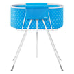 VEVOR Foldable Dog Bathtub Elevated Light Blue Pet Bathing Station for Dog & Cat