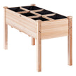 VEVOR Raised Garden Bed, 47.2 x 22.8 x 30 inch Wooden Planter Box, Elevated Outdoor Planting Boxes with Legs, for Growing Flowers/Vegetables/Herbs in Backyard/Garden/Patio/Balcony, Burlywood