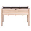 VEVOR Raised Garden Bed, 47.2 x 22.8 x 30 inch Wooden Planter Box, Elevated Outdoor Planting Boxes with Legs, for Growing Flowers/Vegetables/Herbs in Backyard/Garden/Patio/Balcony, Burlywood