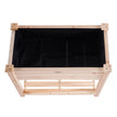 VEVOR Wooden Raised Garden Bed Planter Box 33.9x18.1x30