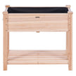 VEVOR Wooden Raised Garden Bed Planter Box 33.9x18.1x30