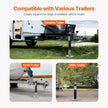 VEVOR Trailer Jack Weld-on Pipe Mount Swivel Trailer Jack 2000 lbs 10