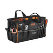 VEVOR 20-Inch Tool Bag with 33 Pockets, Heavy-Duty Portable Tool Organizer, Water-Resistant 1680D Polyester Toolbox with Shoulder Strap & Large Zipper Opening