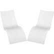 VEVOR in-Pool Lounge Chairs, Set of 2 Chaise Lounger, Inside Pool Lounge Chairs for Water Depths up to 9