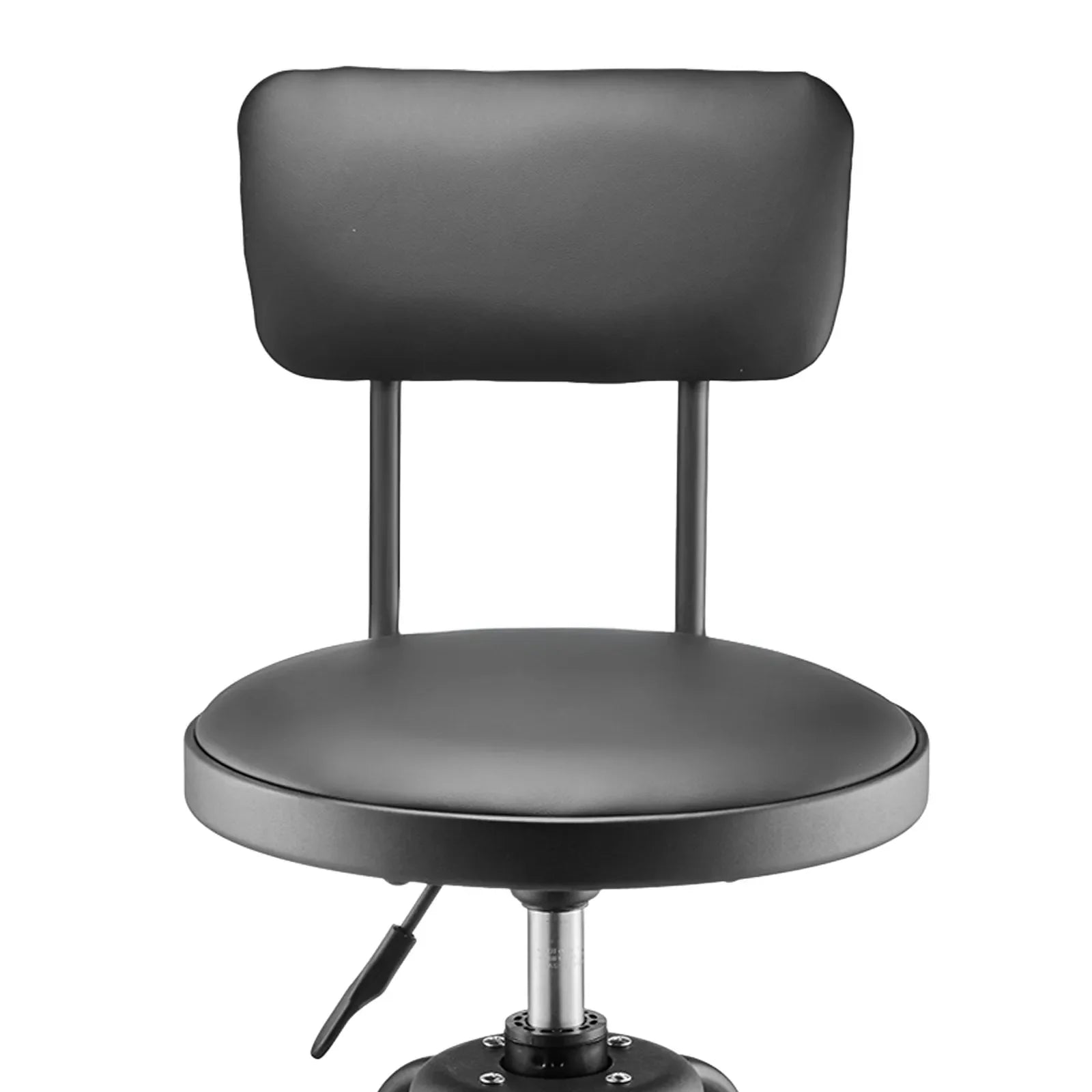VEVOR Shop Stool Adjustable Height Garage Work Seat 300 lbs Load with Backrest