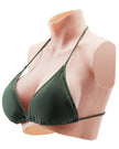 VEVOR Silicone Breastplate C-Cup High Neck Fake Breasts for Cosplay Drag Queen