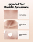 VEVOR Silicone Breastplate D-Cup High Neck Fake Breasts for Cosplay Drag Queen