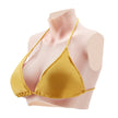 VEVOR Silicone Breastplate D-Cup High Neck Fake Breasts for Cosplay Drag Queen