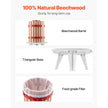 VEVOR Fruit Wine Press Manual Press for Wine Making 1.6 Gal/6L Wood Basket