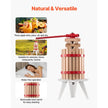 VEVOR Fruit Wine Press Manual Press for Wine Making 1.6 Gal/6L Wood Basket