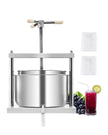 VEVOR Fruit Wine Press Manual Press for Wine Making 3.17 Gal/12L Stainless Steel