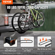 VEVOR Hitch Mount Bike Rack, 2-Bike Platform Style, 80 LBS Max Capacity Bike Rack Hitch for 1.25-/2-inch Receiver, Titling and Folding Bike Carrier with Tires up to 2.4