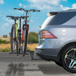 VEVOR Hitch Mount Bike Rack, 2-Bike Platform Style, 160 LBS Max Capacity Bike Rack Hitch for 2-inch Receiver, Titling and Folding Bike Carrier with Tires up to 5