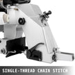 VEVOR Bag Closer Machine 110V Portable Electric Sewing Machine 90W Excellent Endurable Level Seaming Machine for Woven Snakeskin Bag Sack (Bag Closer Machine), White