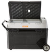 VEVOR Car Refrigerator, 12 Volt Car Refrigerator Fridge, 40QT/38L Dual Zone Portable Freezer, -4?-50? Adjustable Range, 12/24V DC and 100-240V AC Compressor Cooler for Outdoor, Camping, Travel, RV
