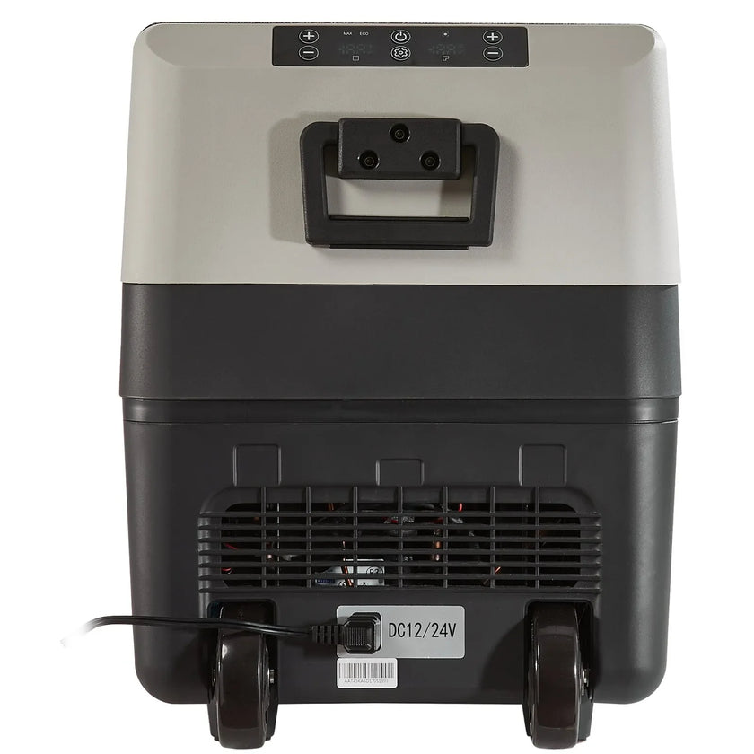 VEVOR Car Refrigerator, 12 Volt Car Refrigerator Fridge, 58 QT/55 L Dual Zone Portable Freezer, -4℉-50℉ Adjustable Range, 12/24V DC and 100-240V AC Compressor Cooler for Outdoor, Camping, Travel, RV