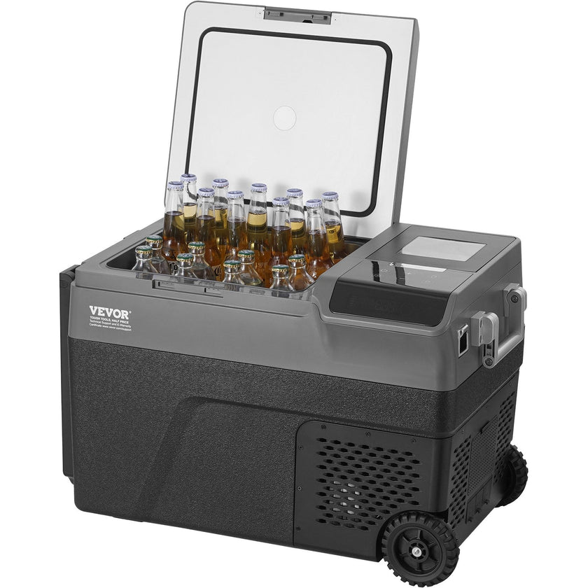 VEVOR Portable Car Refrigerator Freezer w/ Ice Making Function 37QT Single Zone