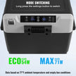 VEVOR Portable Car Refrigerator Freezer Compressor 58 L Dual Zone for Home Car