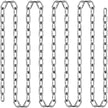VEVOR Grade 30 Chain 3/16 Inch by 100Ft Length Grade 30 Proof Coil Chain Zinc Plated Grade 30 Chain for Towing Logging Agriculture and Guard Rails
