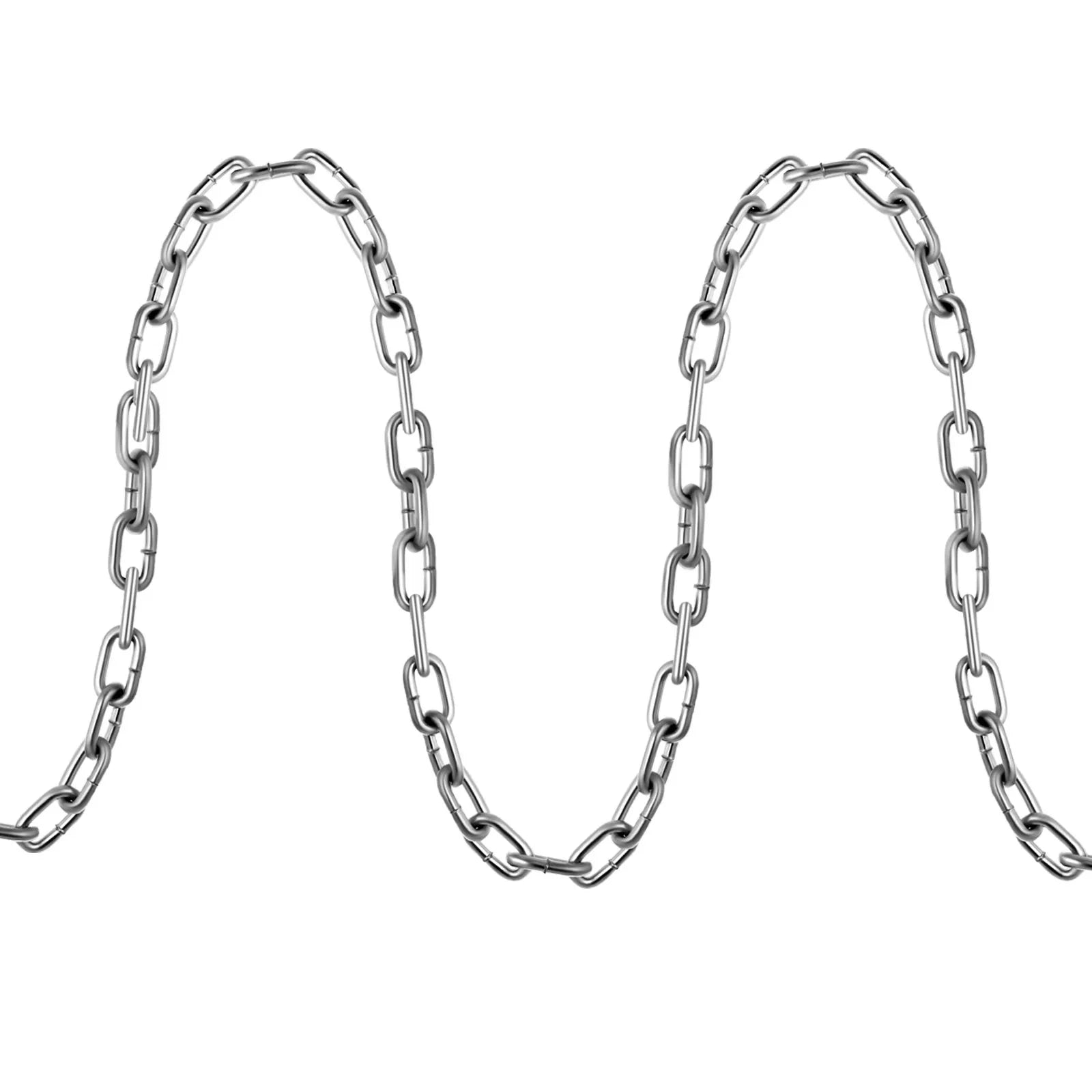 VEVOR Grade 30 Chain 3/16 Inch by 100Ft Length Grade 30 Proof Coil Chain Zinc Plated Grade 30 Chain for Towing Logging Agriculture and Guard Rails