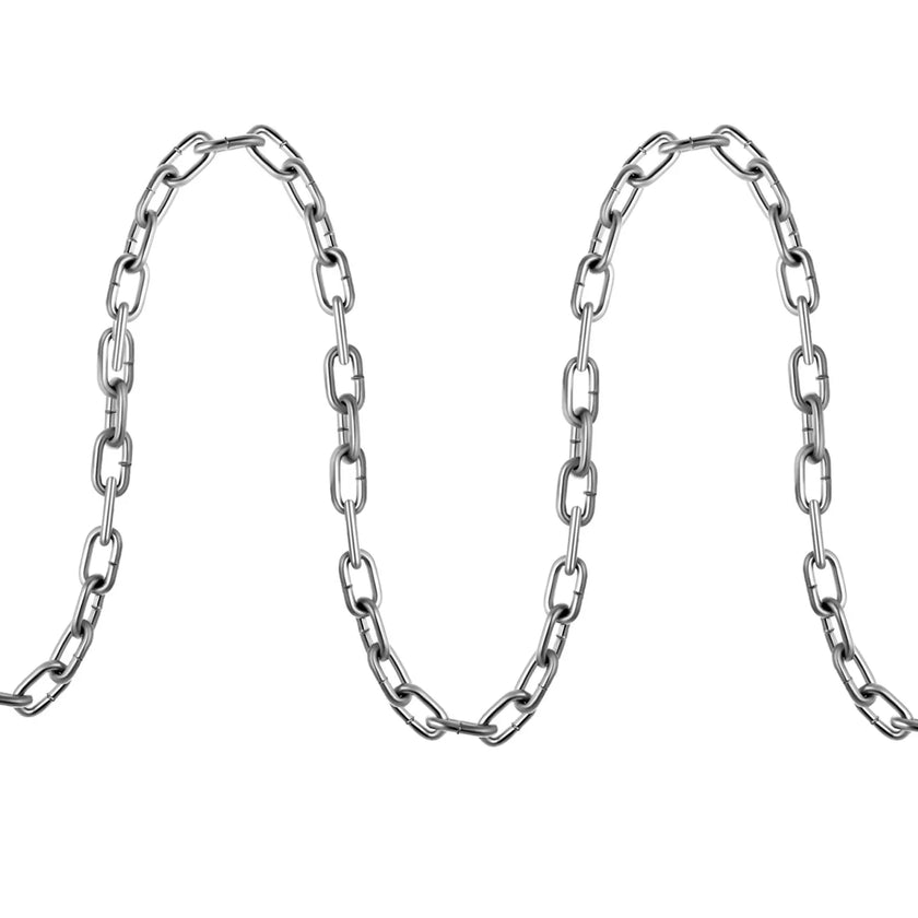 VEVOR Grade 30 Chain 3/16 Inch by 100Ft Length Grade 30 Proof Coil Chain Zinc Plated Grade 30 Chain for Towing Logging Agriculture and Guard Rails