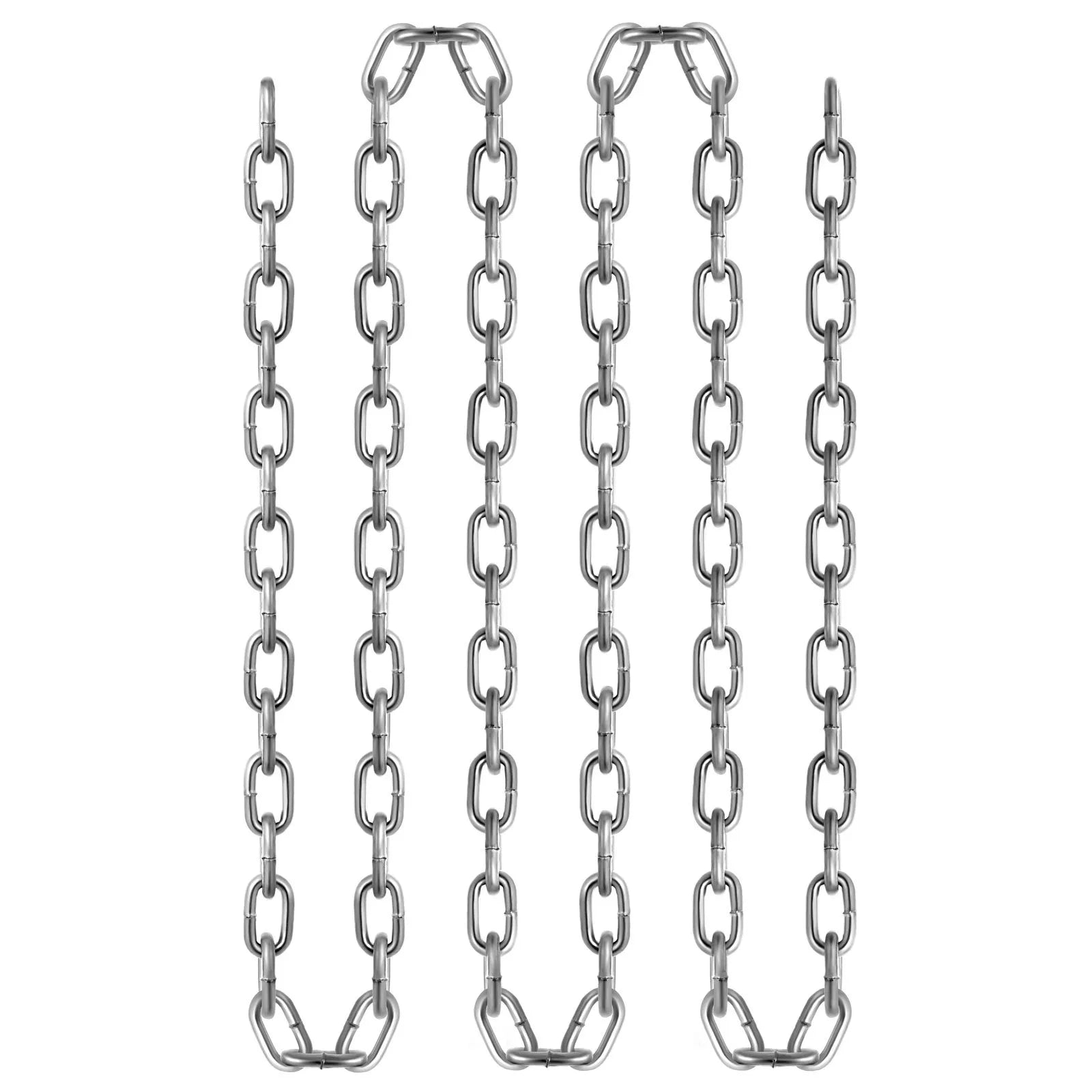 VEVOR Grade 30 Chain 3/16 Inch by 100Ft Length Grade 30 Proof Coil Chain Zinc Plated Grade 30 Chain for Towing Logging Agriculture and Guard Rails