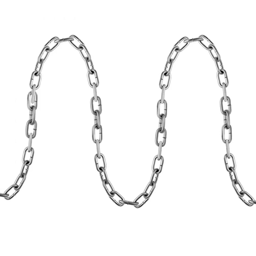 VEVOR Grade 30 Chain 1/4 Inch by 100Ft Length Grade 30 Proof Coil Chain Zinc Plated Grade 30 Chain for Towing Logging Agriculture and Guard Rails