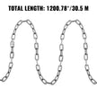 VEVOR Grade 30 Chain 1/4 Inch by 100Ft Length Grade 30 Proof Coil Chain Zinc Plated Grade 30 Chain for Towing Logging Agriculture and Guard Rails