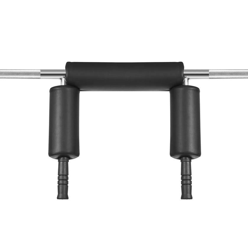 VEVOR Safety Squat Bar, 700 LBS Fitness Squat Bar, Safety Squat Bar Attachment with Shoulder and Arm Pads, 28mm Diameter Weight Bar, Ideal for Front Squats, Lunges, Rehab, Physical Therapy