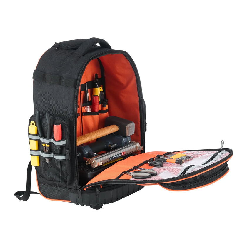 VEVOR Rolling Tool Backpack 45 Pockets Heavy Duty Roller Tool Bag on Wheels