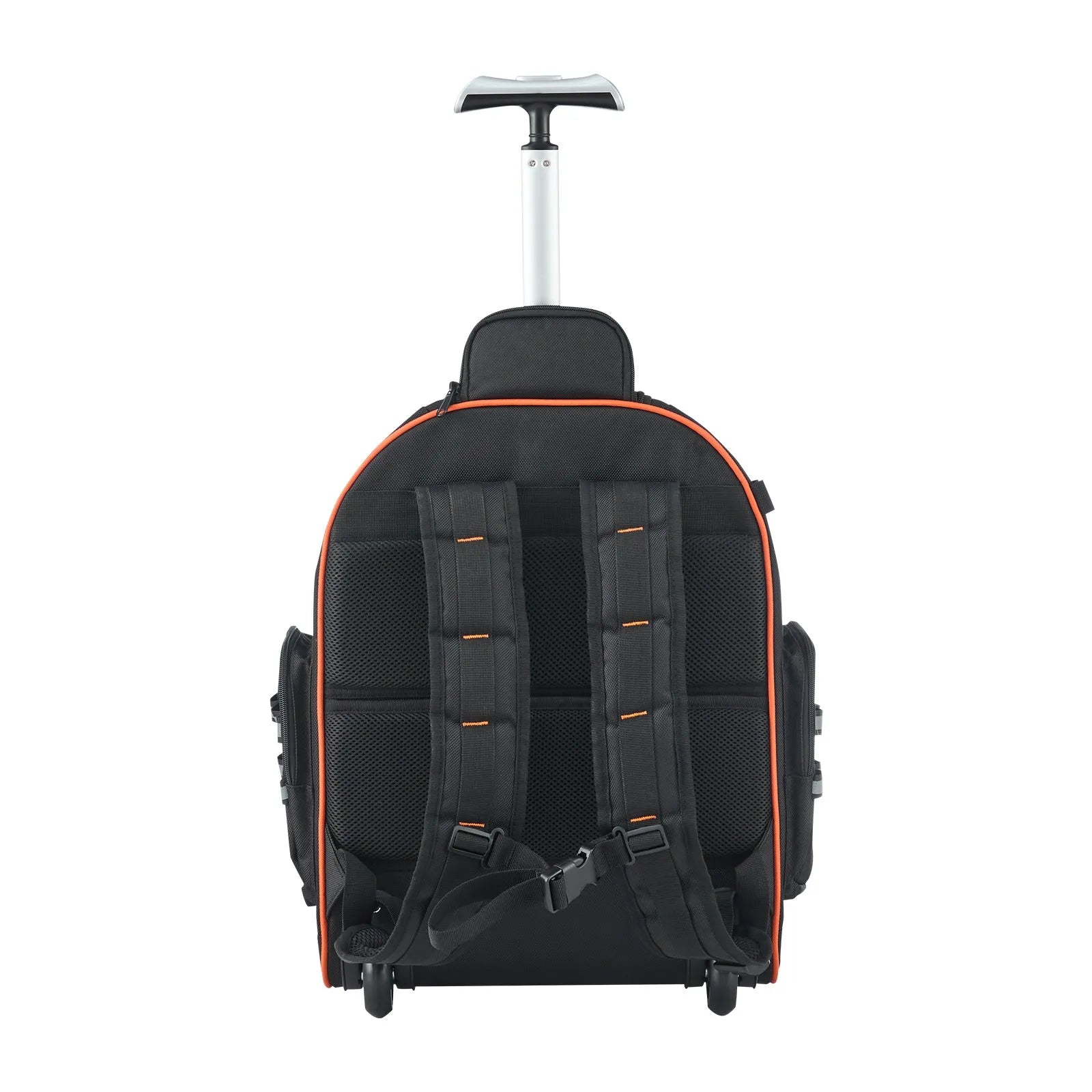 VEVOR Rolling Tool Backpack 45 Pockets Heavy Duty Roller Tool Bag on Wheels