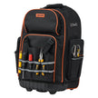 VEVOR Rolling Tool Backpack 72 Pockets Heavy Duty Roller Tool Bag on Wheels