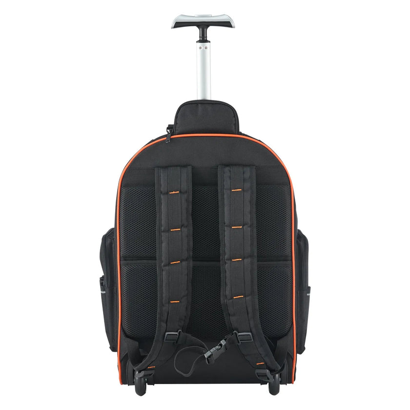 VEVOR Rolling Tool Backpack 72 Pockets Heavy Duty Roller Tool Bag on Wheels