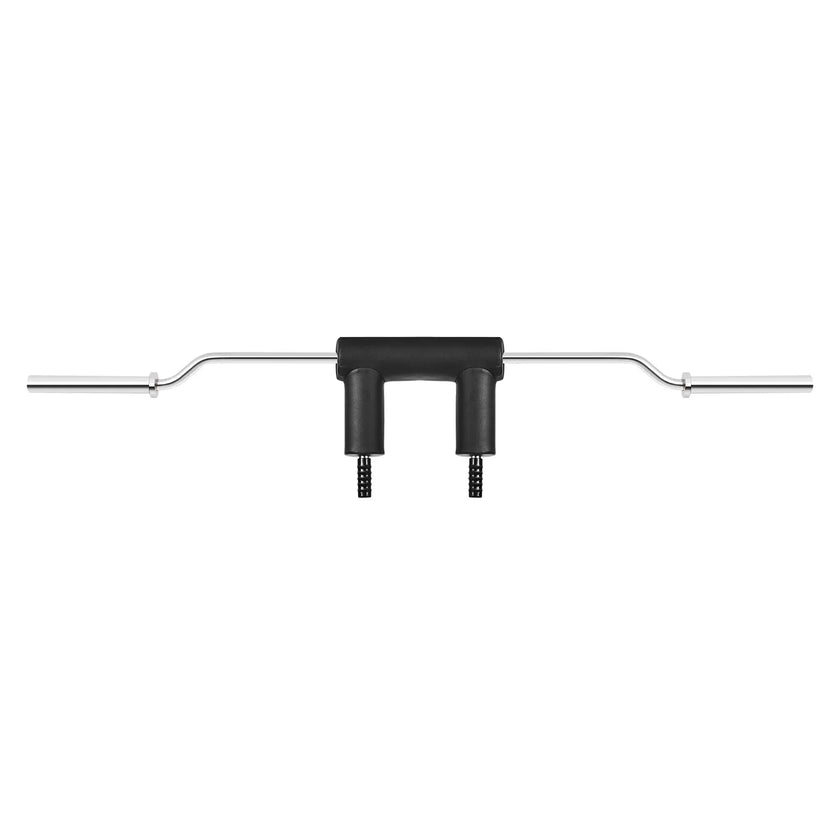 VEVOR Safety Squat Bar, 1,500 LBS Fitness Squat Bar, Safety Squat Bar Attachment with Shoulder and Arm Pads, 32mm Diameter Weight Bar, Ideal for Front Squats, Lunges, Rehab, Physical Therapy