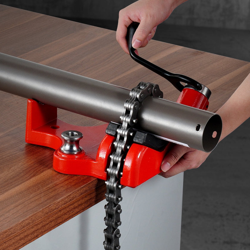 VEVOR Screw Bench Chain Vise 1/4 to 6 inch Capacity Heavy Duty Chain Pipe Vise