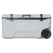 VEVOR Portable Cooler 74 QT Wheeled Cooler 120 Can Capacity with Cup Holder