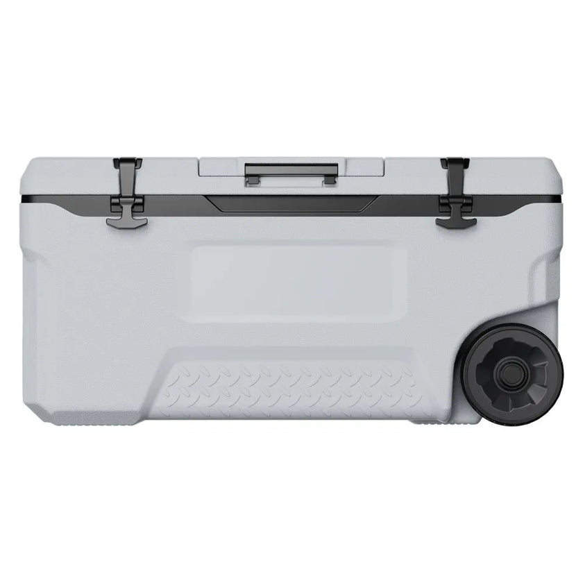 VEVOR Portable Cooler 74 QT Wheeled Cooler 120 Can Capacity with Cup Holder