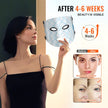 VEVOR Red Light Therapy Mask 7-Color LED Face Mask Light Therapy with 850nm NIR