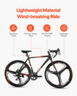 VEVOR 700C Road Bike – 14-Speed Shimano Drivetrain, Lightweight Racing Bicycle