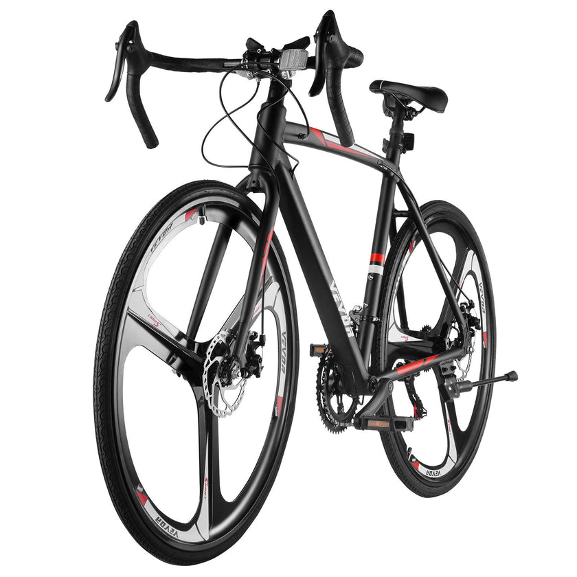 VEVOR Road Bike Racing Bicycle 700C Shimano 14 Speeds Aluminum Alloy Disc Brake
