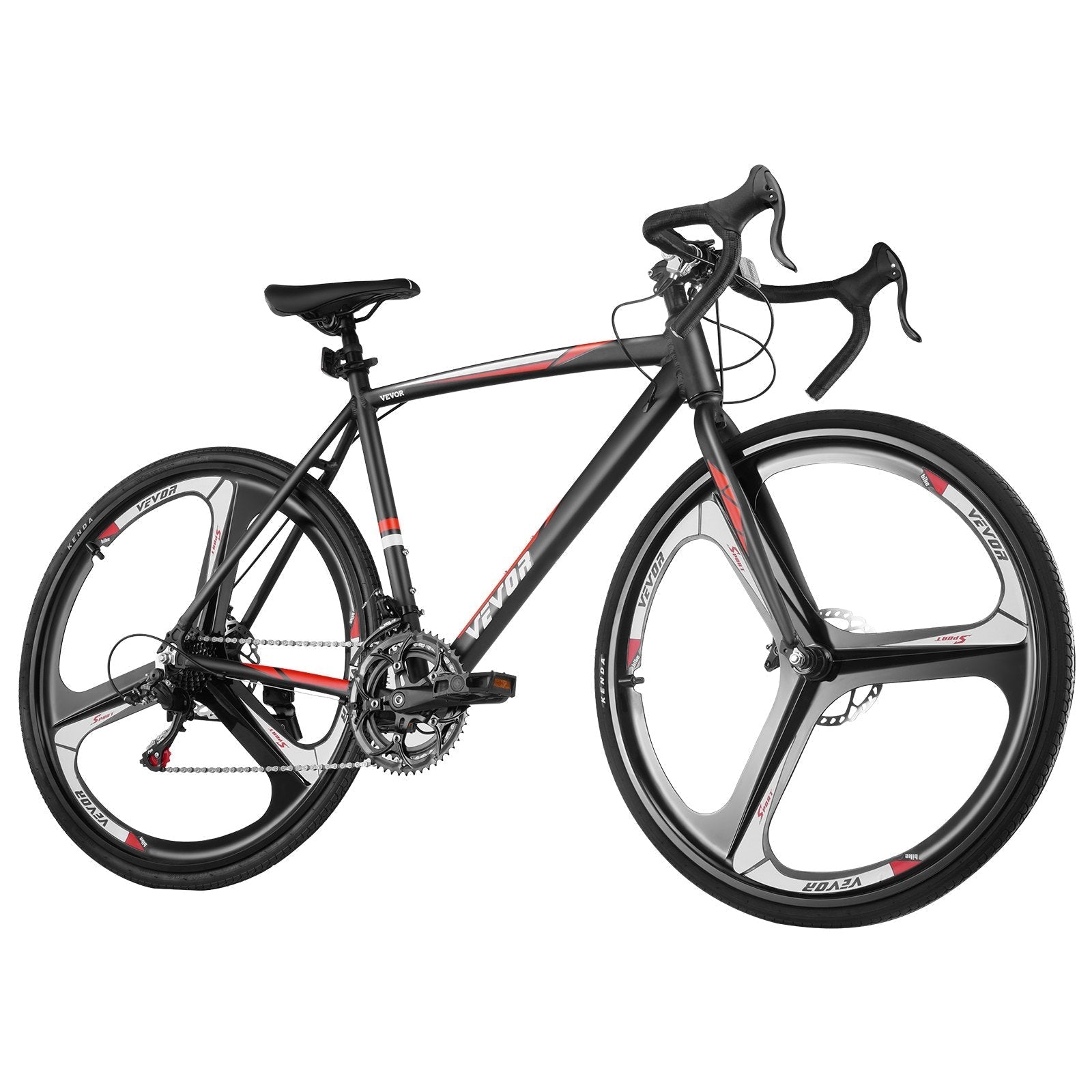 VEVOR Road Bike Racing Bicycle 700C Shimano 14 Speeds Aluminum Alloy Disc Brake