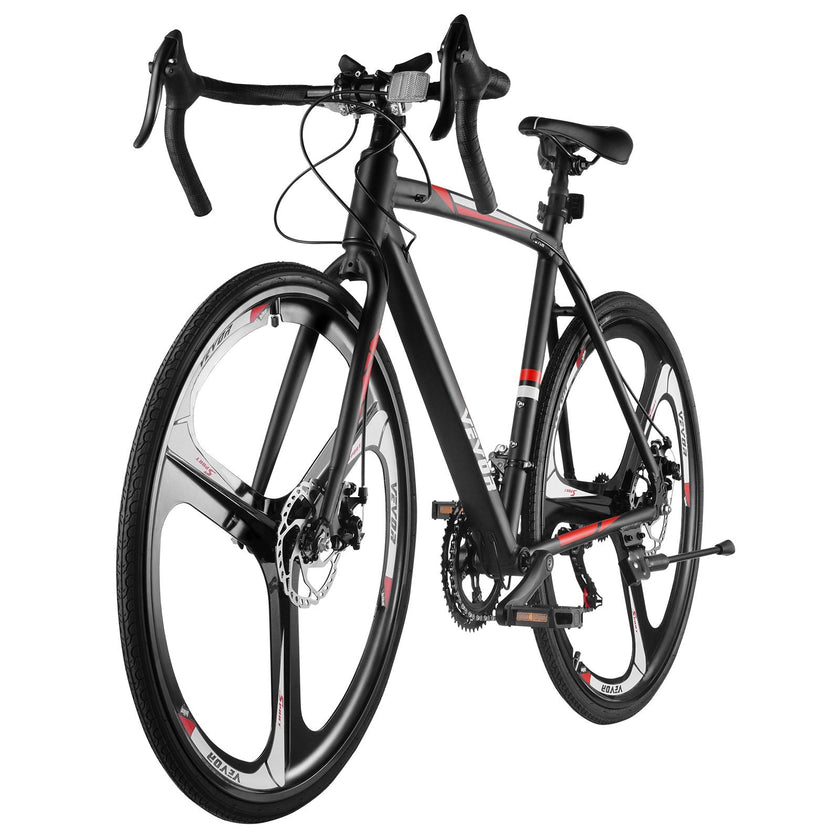 VEVOR Road Bike Racing Bicycle 700C Shimano 14 Speeds Aluminum Alloy Disc Brake