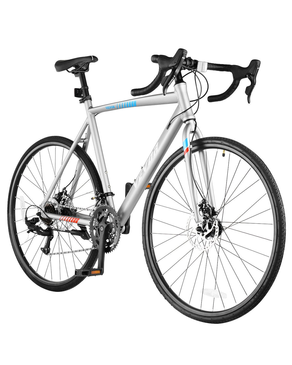 VEVOR Road Bike Racing Bicycle 700C L-TWOO 14 Speeds Aluminum Alloy Disc Brake