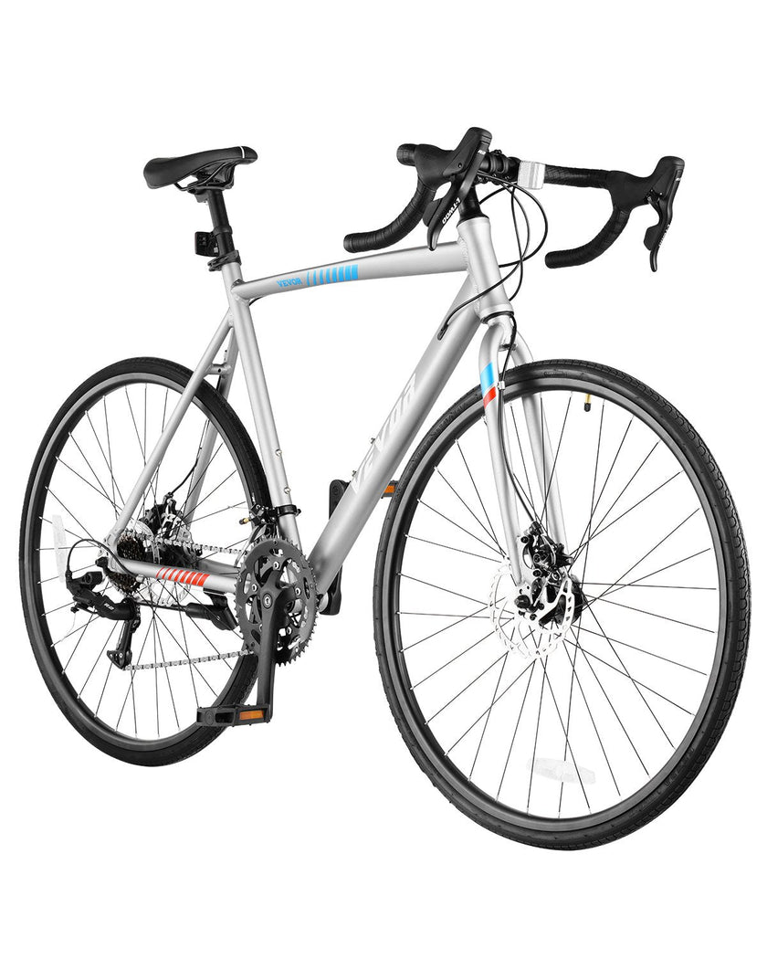 VEVOR Road Bike Racing Bicycle 700C L-TWOO 14 Speeds Aluminum Alloy Disc Brake