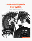 VEVOR Road Bike Racing Bicycle 700C Shimano 21 Speeds Carbon Steel Caliper Brake