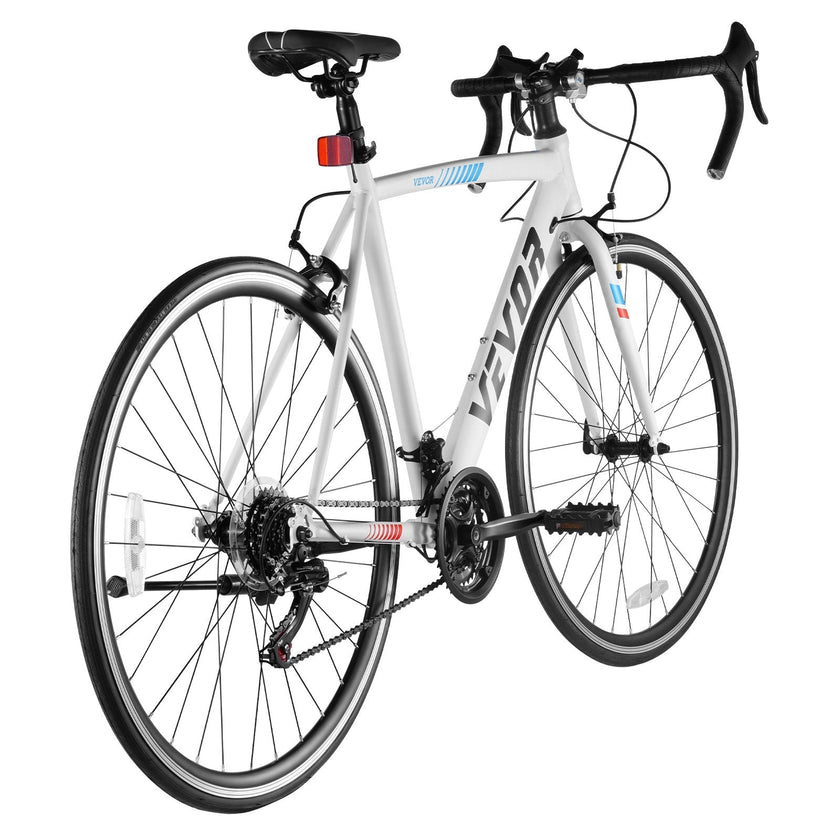 VEVOR Road Bike Racing Bicycle 700C Shimano 21 Speeds Carbon Steel Caliper Brake