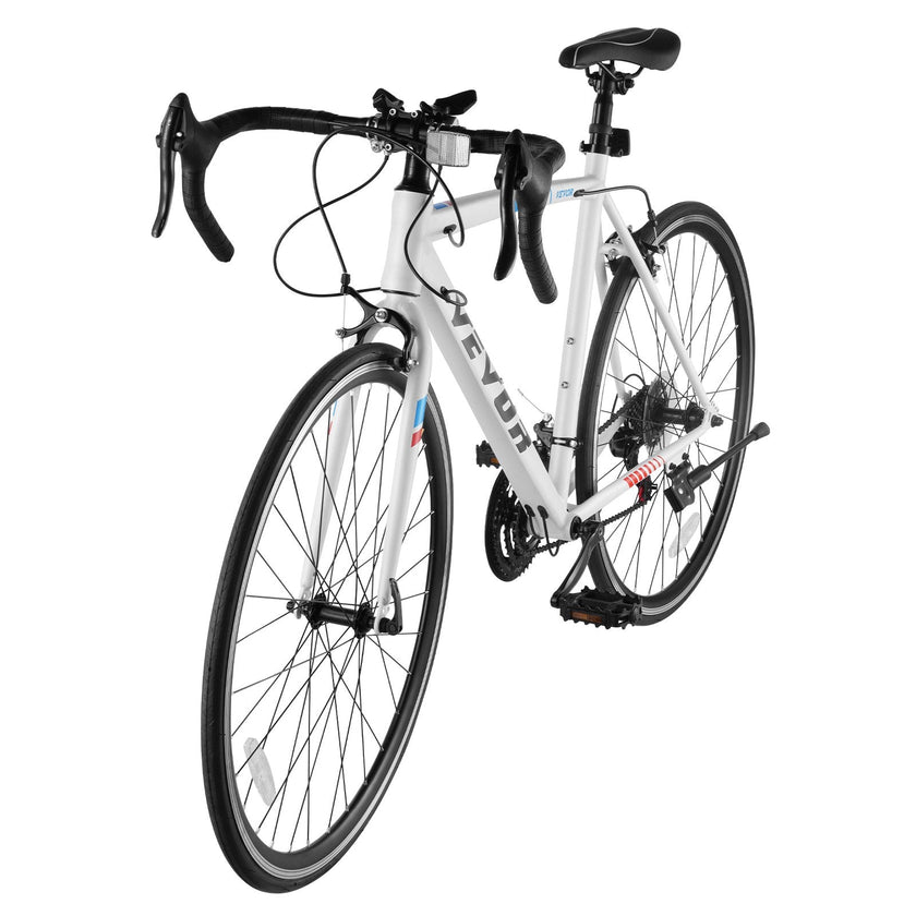 VEVOR Road Bike Racing Bicycle 700C Shimano 21 Speeds Carbon Steel Caliper Brake