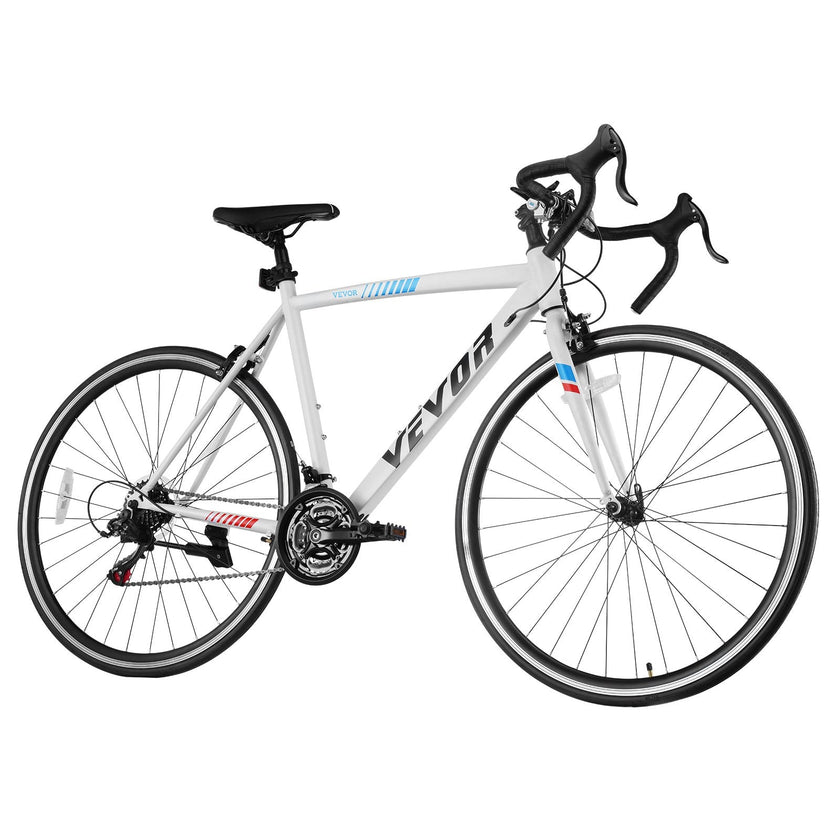 VEVOR Road Bike Racing Bicycle 700C Shimano 21 Speeds Carbon Steel Caliper Brake