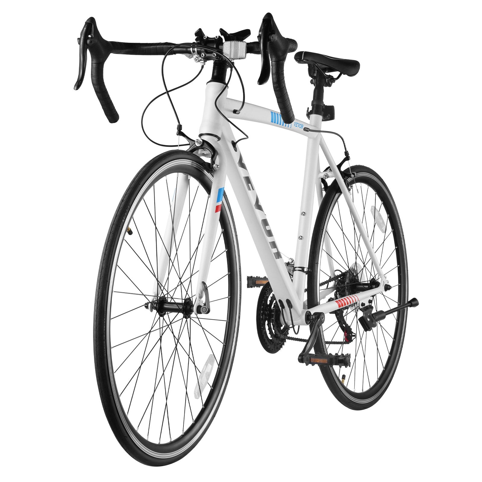 VEVOR Road Bike Racing Bicycle 700C Shimano 21 Speeds Carbon Steel Caliper Brake