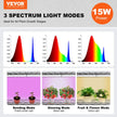 VEVOR Plant Stand with Grow Lights 4 Tiers 45W 49.8